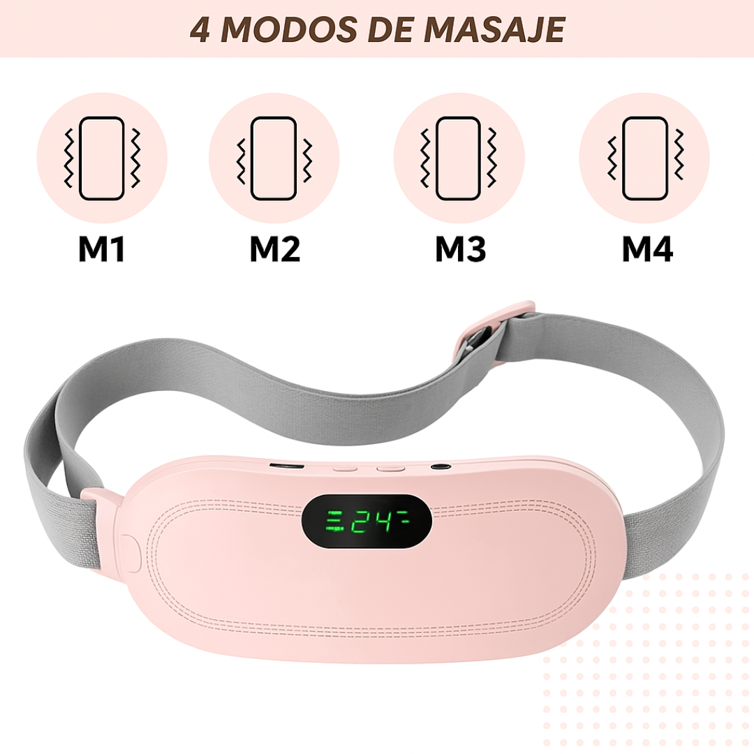 Cinturón Térmico Menstrual Eléctrico Recargable