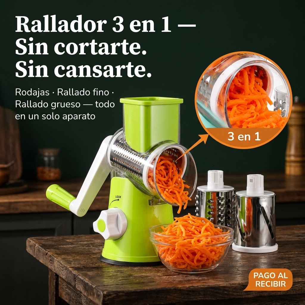 Rallador Y Cortador De Verduras — vista 1