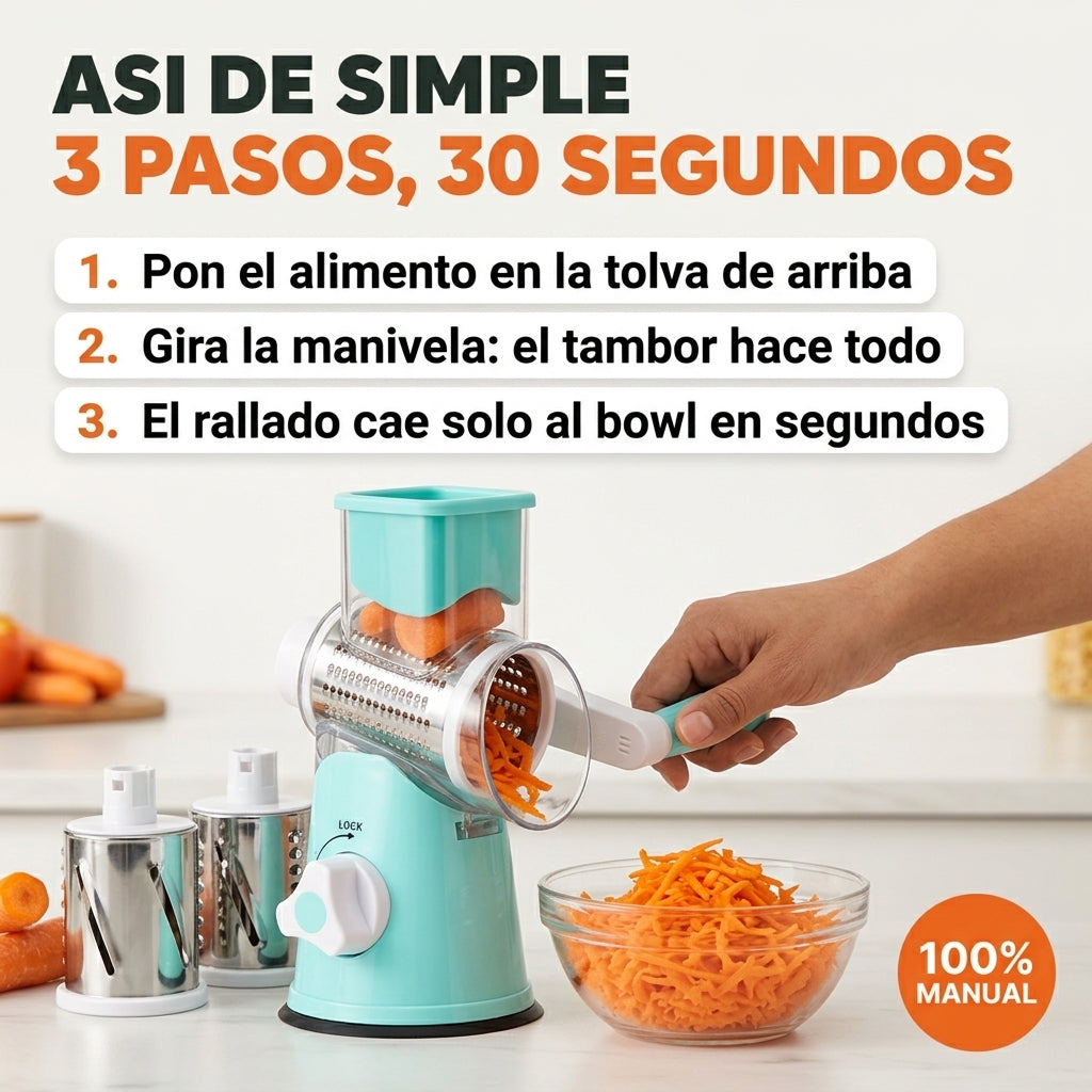 Rallador Y Cortador De Verduras — vista 4
