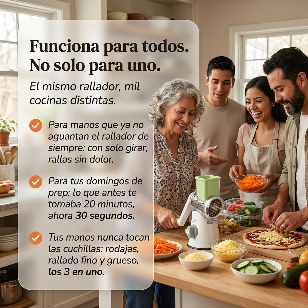 Rallador Y Cortador De Verduras — vista 5